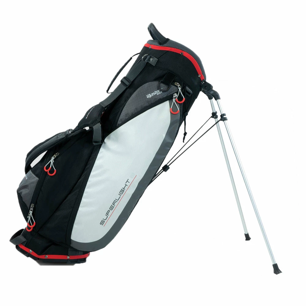 Masters Superlite 8 Stand Bag - Black/Red 3 Masters Superlite 8 Stand Bag - Black/Red
