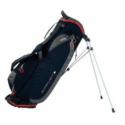 Masters Superlite 8 Stand Bag - Navy/Red/Grey
