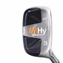 Lind Golf MiHy Square BLACK Right Hand Hybrid Rescue Wood, Graphite Shaft, Regular Flex, #5