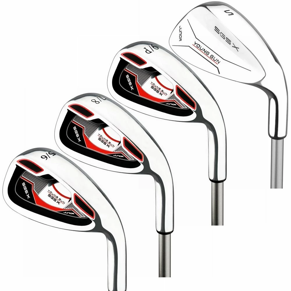Young Gun SGS X Junior Kids Golf Left Hand Irons & Wedges Age: 9-11 3 Young Gun SGS X Junior Kids Golf Left Hand Irons & Wedges Age: 9-11