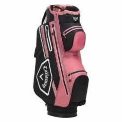 Callaway Chev Dry 14 Waterproof Cart Bag - Black/Rose/White -Clubs Sales Shop 5120515 bg cg crt chev dry 14 blk rose wht 21 left png
