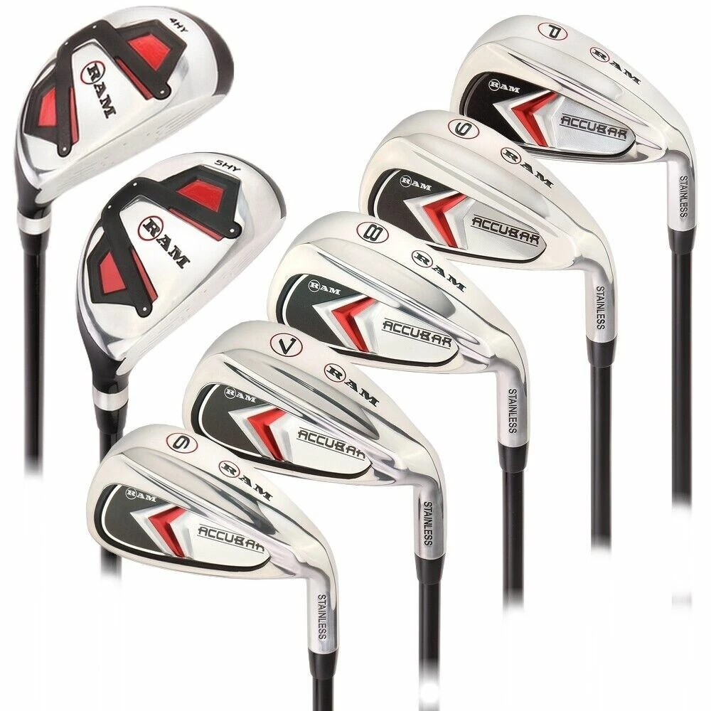 Ram Golf Accubar Mens Right Hand Iron Set 6-7-8-9-PW - FREE HYBRID INCLUDED 17 Ram Golf Accubar Mens Right Hand Iron Set 6-7-8-9-PW - FREE HYBRID INCLUDED - Image 15