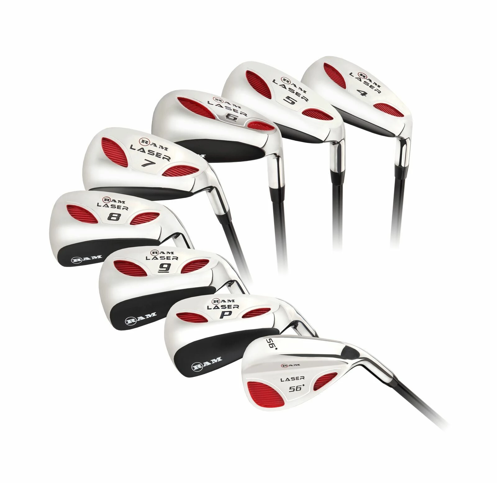 Ram Golf Laser Hybrid Irons Set 4-SW (8 Clubs) - Mens Left Hand 3 Ram Golf Laser Hybrid Irons Set 4-SW (8 Clubs) - Mens Left Hand