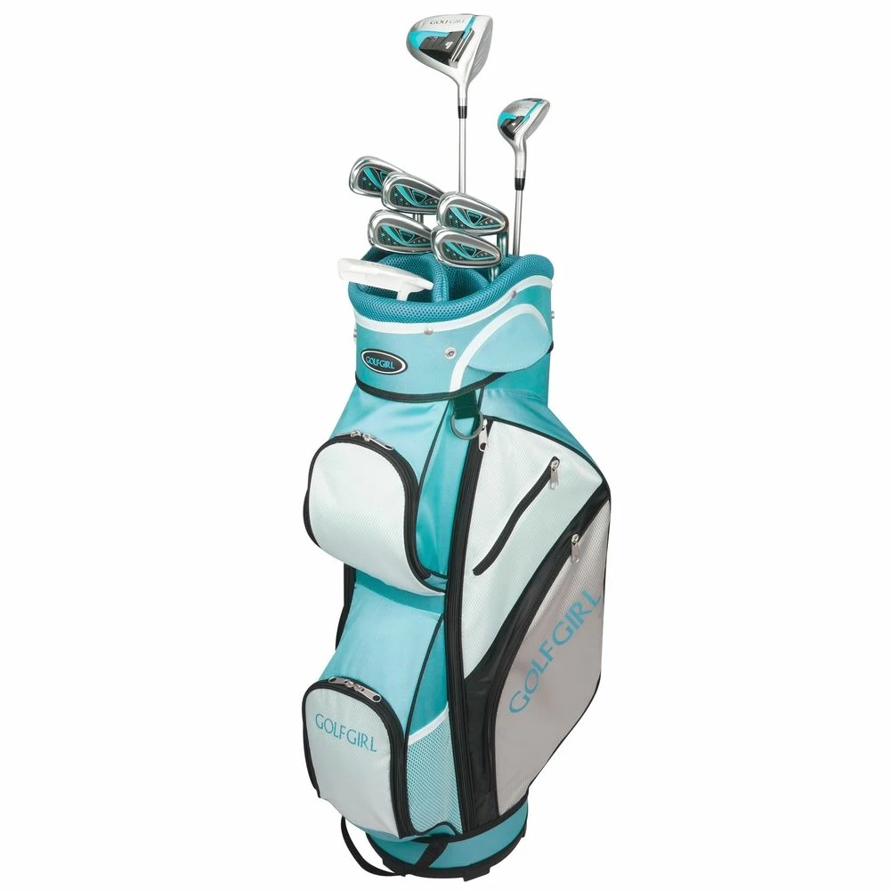 GolfGirl FWS3 Ladies Petite Golf Clubs Set With Cart Bag, All Graphite, Right Hand 4 GolfGirl FWS3 Ladies Petite Golf Clubs Set With Cart Bag, All Graphite, Right Hand - Image 2
