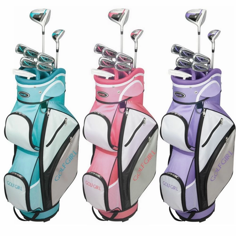 GolfGirl FWS3 Ladies Golf Clubs Set With Cart Bag, All Graphite, Right Hand 3 GolfGirl FWS3 Ladies Golf Clubs Set With Cart Bag, All Graphite, Right Hand