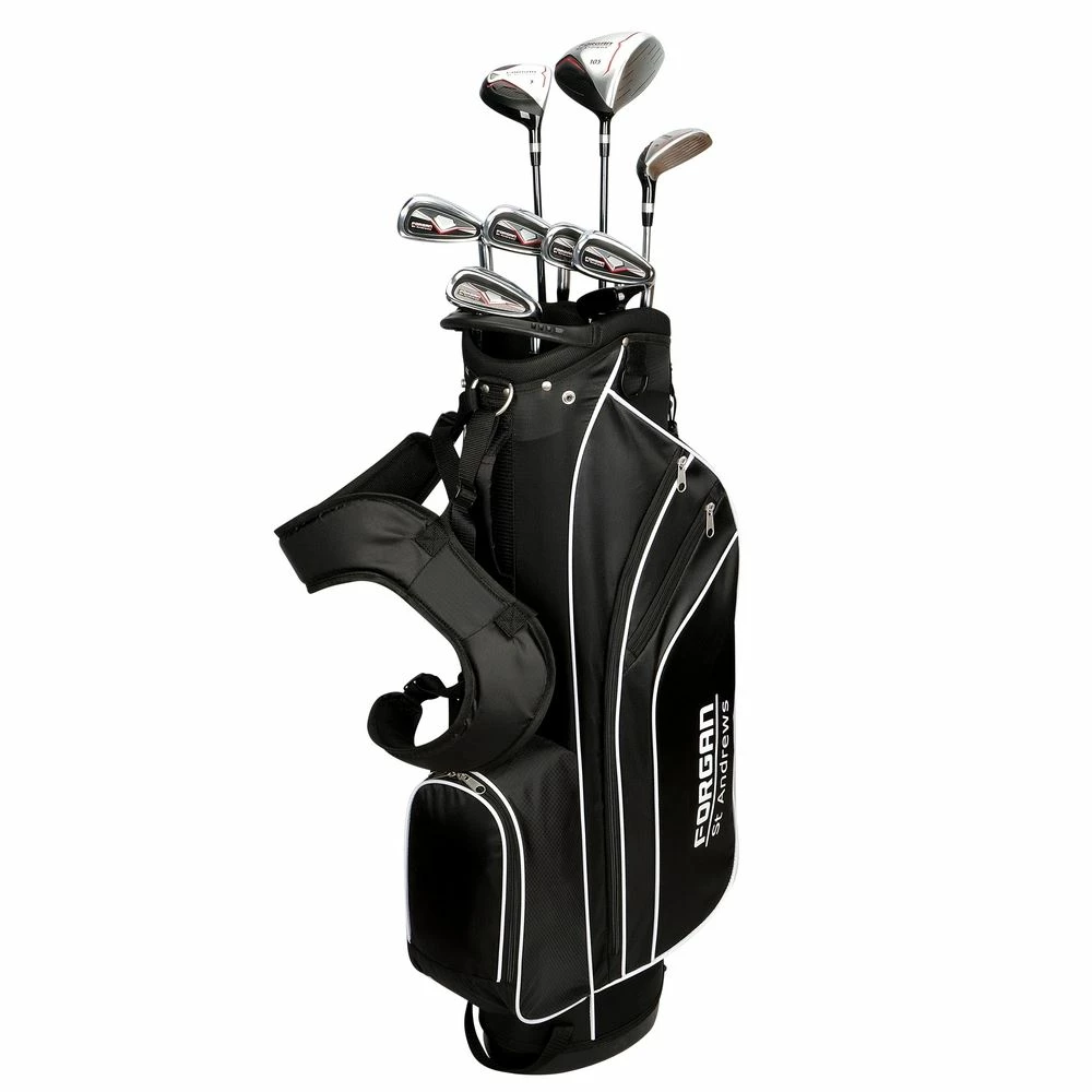 Forgan F100 Golf Clubs Set With Bag, All Graphite, Regular Flex, Mens Right Hand 3 Forgan F100 Golf Clubs Set With Bag, All Graphite, Regular Flex, Mens Right Hand