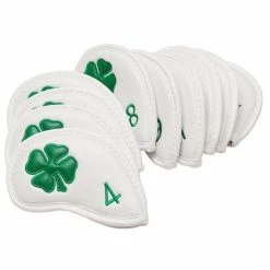LUCKY GOLF 10 Pieces/lot Lucky Clover Headcover PU Golf Irons Head Cover -Clubs Sales Shop IMG 7562 600x600 1