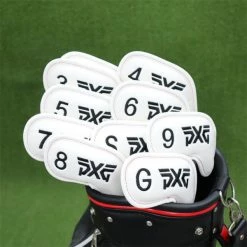 10 Pieces/lot PXG Golf Club Iron Headcover PU Golf Irons Head Cover