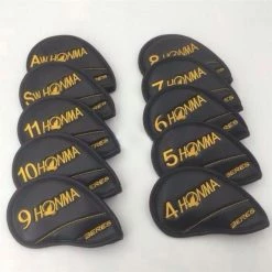10 Pieces/lot HONMA Golf Headcover PU Golf Irons Head Cover -Clubs Sales Shop Premium Golf Honma Irons Headcover 2 600x600 1