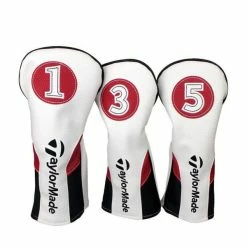 TAYLORMADE 1 3 5 Golf Headcover Set Driver Fairway Wood HeadCover