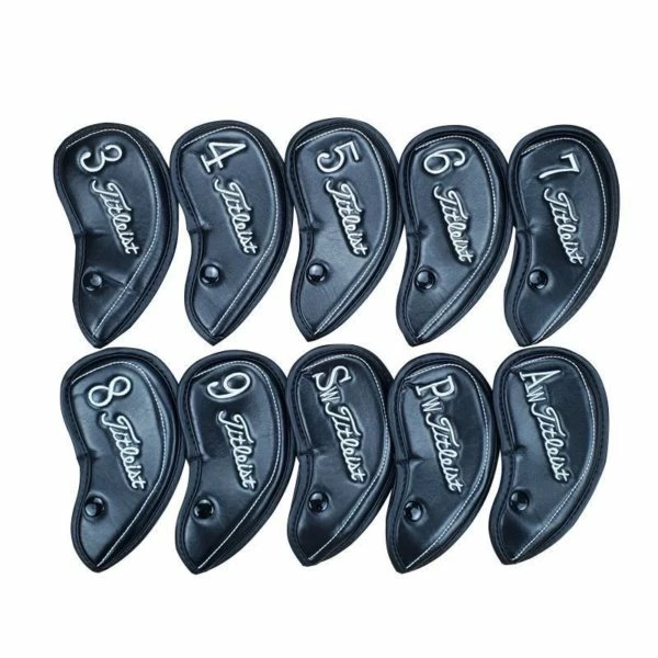 10 Pieces/lot TITLEIST Golf Club Iron Headcover PU Golf Irons Head Cover 4 10 Pieces/lot TITLEIST Golf Club Iron Headcover PU Golf Irons Head Cover - Image 2