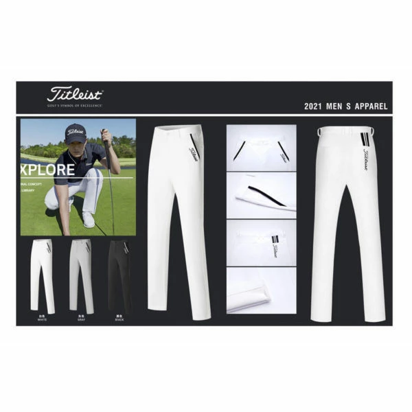 Titleist Winter Pants Men’s Slim Fit Golf Pants Iron Free Golf Trousers With Wool Lining 6 Titleist Winter Pants Men’s Slim Fit Golf Pants Iron Free Golf Trousers With Wool Lining - Image 5
