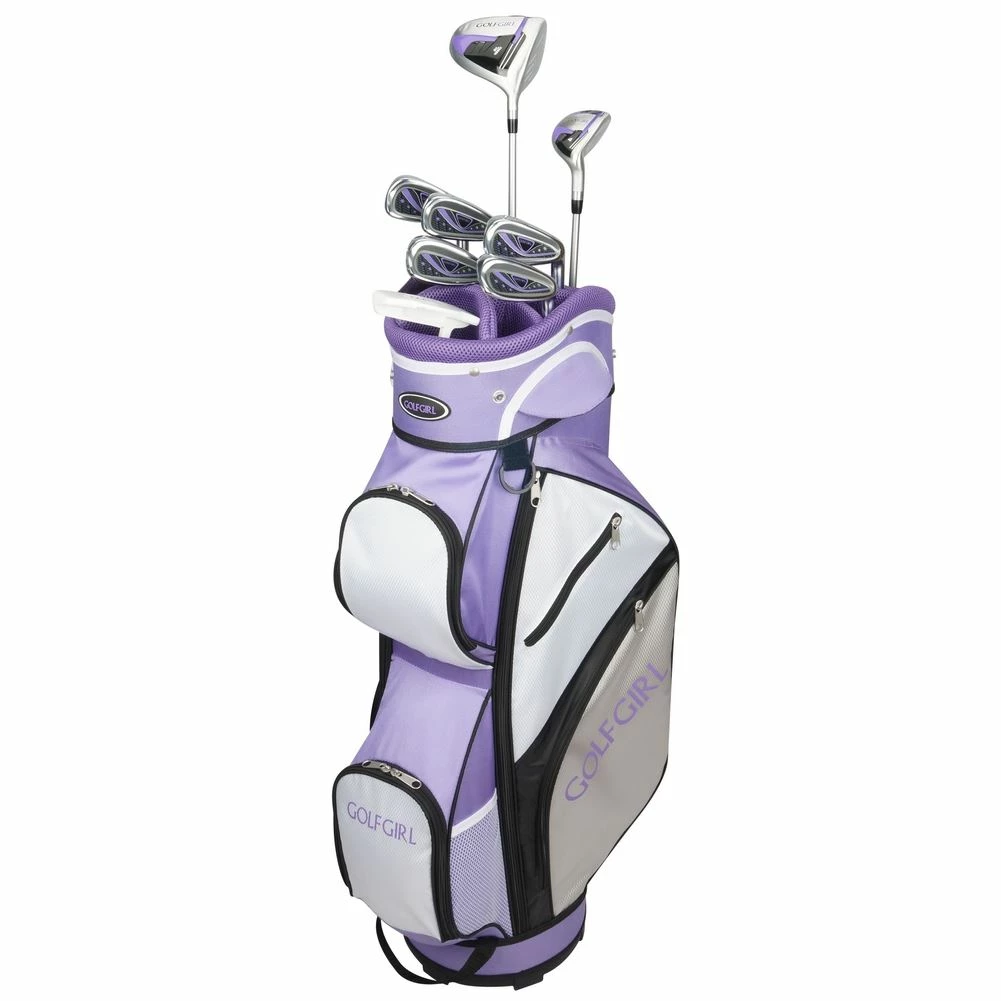 GolfGirl FWS3 Ladies Golf Clubs Set With Cart Bag, All Graphite, Left Hand 4 GolfGirl FWS3 Ladies Golf Clubs Set With Cart Bag, All Graphite, Left Hand - Image 2