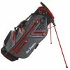 Ben Sayers Hydra Pro Waterproof Stand Bag - Grey/Red -Clubs Sales Shop bensayers hydra grey red 1