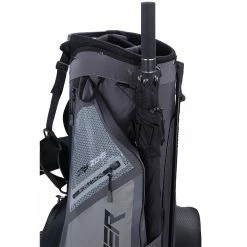 Big Max Dri-Lite Feather Stand Bag - Grey/Black -Clubs Sales Shop big max dri lite feather golf stand bag greyblack 3