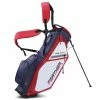 Big Max Dri-Lite Feather Stand Bag - Navy/Red/White -Clubs Sales Shop big max dri lite feather golf stand bag navyredwhite 1