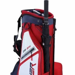 Big Max Dri-Lite Feather Stand Bag - Navy/Red/White -Clubs Sales Shop big max dri lite feather golf stand bag navyredwhite 3