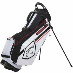 Callaway Chev Stand Bag - White/Black/Fire
