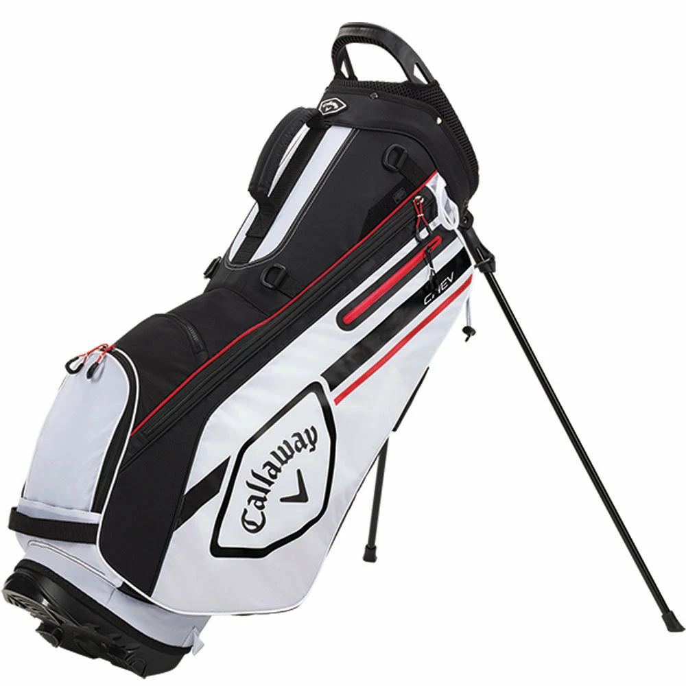 Callaway Chev Stand Bag - White/Black/Fire 3 Callaway Chev Stand Bag - White/Black/Fire