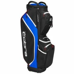 Cobra Ultralight Pro Cart Bag - Puma Black/Electric Blue -Clubs Sales Shop cobra ultralight pro cart bag pumablackelectricblue 3