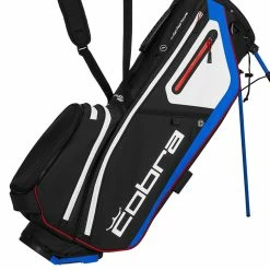 Cobra Ultralight Pro+ Stand Bag - Puma Black/Electric Blue -Clubs Sales Shop cobra ultralight pro stand bag divider 8 1