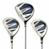 Ram Golf EZ3 Mens Steel Wood Set Lefty - Driver, 3 & 5 Wood -Headcovers Included