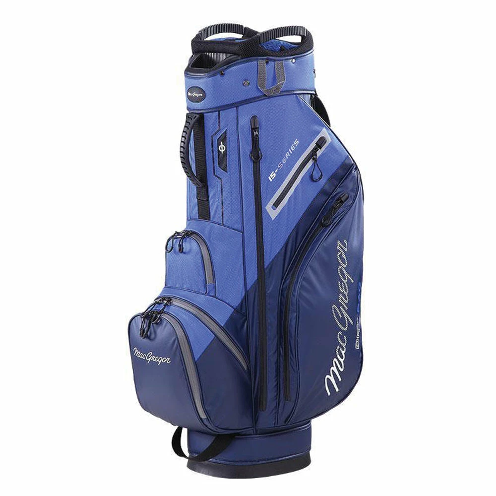 MacGregor 15-Series Water Resistant 10" Cart Bag - Navy/Royal 3 MacGregor 15-Series Water Resistant 10" Cart Bag - Navy/Royal