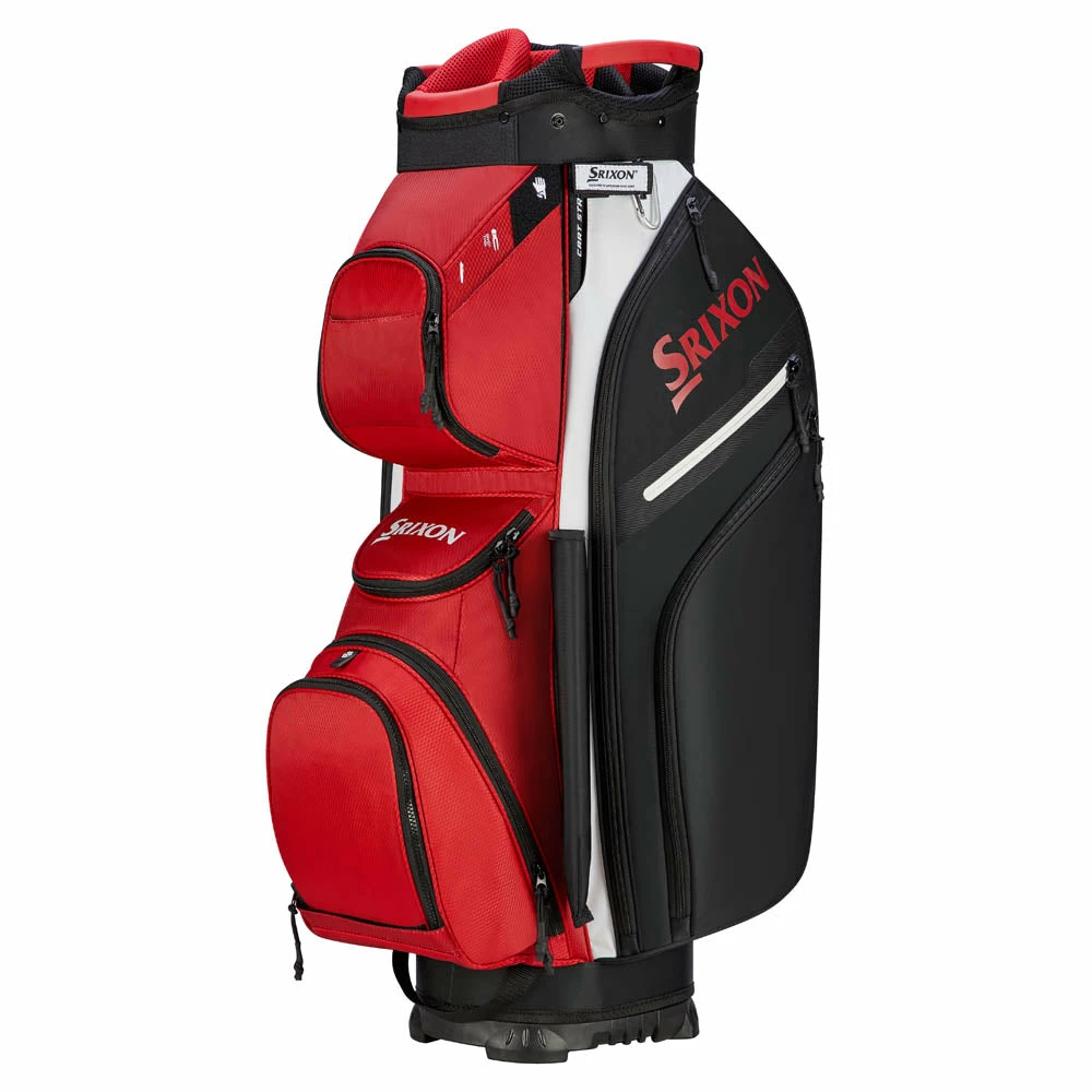 Srixon Premium Cart Bag - Red/Black 3 Srixon Premium Cart Bag - Red/Black
