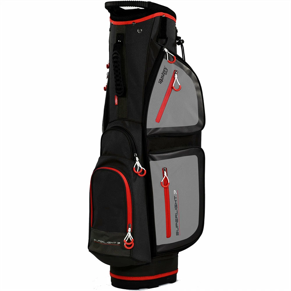 Masters Superlight 7 Cart Bag - Black/Red 3 Masters Superlight 7 Cart Bag - Black/Red