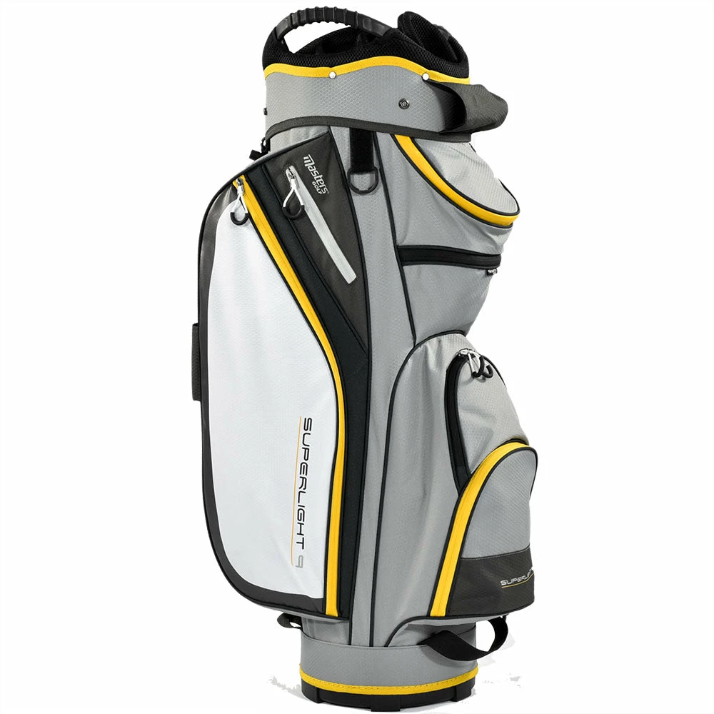 Masters Superlight 9 Cart Bag - Grey/Yellow 3 Masters Superlight 9 Cart Bag - Grey/Yellow