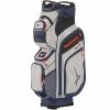 Mizuno BR-D4C Cart Bag - Grey/Navy 2 Mizuno BR-D4C Cart Bag - Grey/Navy -Clubs Sales Shop mizuno br d4 cart bag grey navy 1