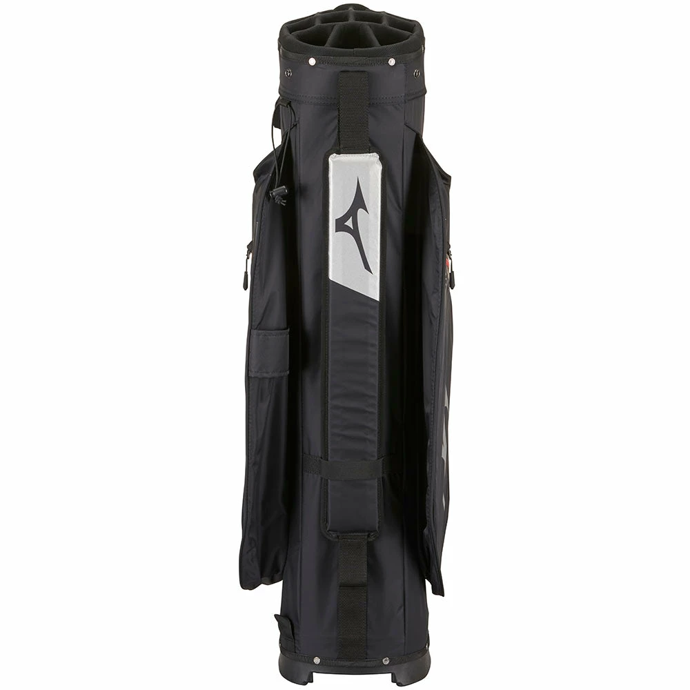 Mizuno BR-DRI Waterproof Cart Bag - Black/Silver 5 Mizuno BR-DRI Waterproof Cart Bag - Black/Silver - Image 3