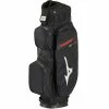 Mizuno BR-DRI Waterproof Cart Bag - Black/Silver 2 Mizuno BR-DRI Waterproof Cart Bag - Black/Silver -Clubs Sales Shop mizuno br dri waterproof cart bag black 3