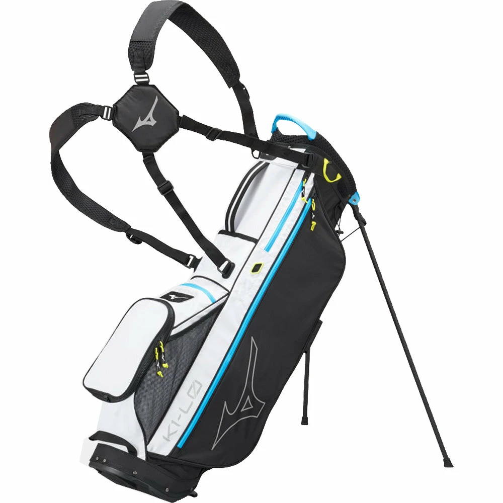 Mizuno K1-LO Stand Bag - Black/White 3 Mizuno K1-LO Stand Bag - Black/White