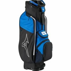 Mizuno Light Weight 7-Way Cart Bag - Blue/Black -Clubs Sales Shop mizuno light weight cart bag 7 way blue black 3
