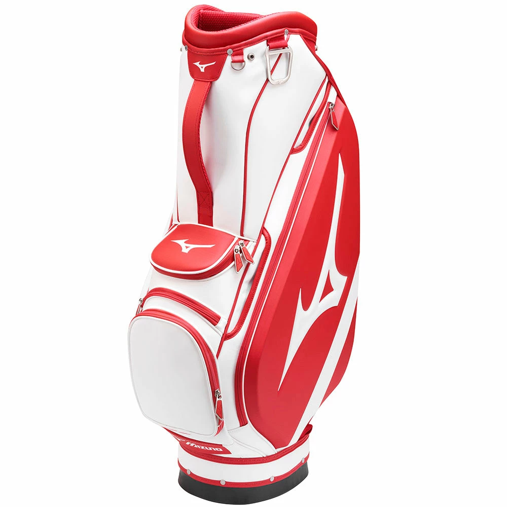 Mizuno Tour Cart Bag Ltd Edition - White/Red 3 Mizuno Tour Cart Bag Ltd Edition - White/Red