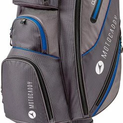 Motocaddy Club Series Cart Bag - Charcoal/Blue -Clubs Sales Shop motocaddy club series cart bag charcoal blue 3