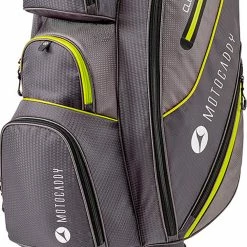 Motocaddy Club Series Cart Bag - Charcoal/Lime -Clubs Sales Shop motocaddy club series cart bag charcoal lime 3