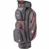 Motocaddy Club Series Cart Bag - Charcoal/Red -Clubs Sales Shop motocaddy club series cart bag charcoal red 1