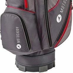 Motocaddy Club Series Cart Bag - Charcoal/Red -Clubs Sales Shop motocaddy club series cart bag charcoal red 4