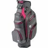 Motocaddy Dry Series Waterproof Cart Bag - Charcoal/Fuchsia -Clubs Sales Shop motocaddy dry series cart bag charcoal fuschia 1