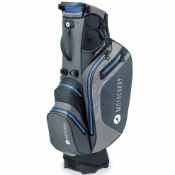 Motocaddy Hydroflex Waterproof Stand Bag - Charcoal/Blue -Clubs Sales Shop motocaddy hydroflex stand bag charcoalblue 2 1