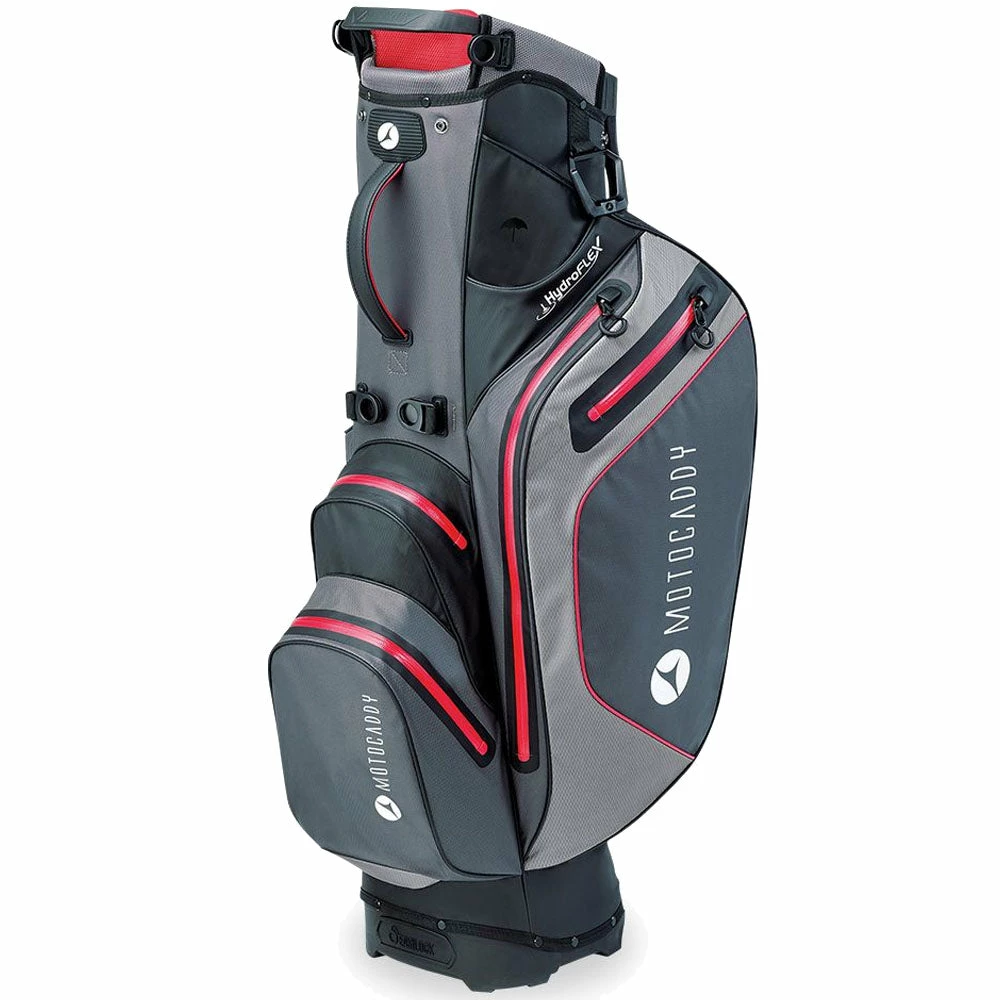 Motocaddy Hydroflex Waterproof Stand Bag - Charcoal/Red 5 Motocaddy Hydroflex Waterproof Stand Bag - Charcoal/Red - Image 3