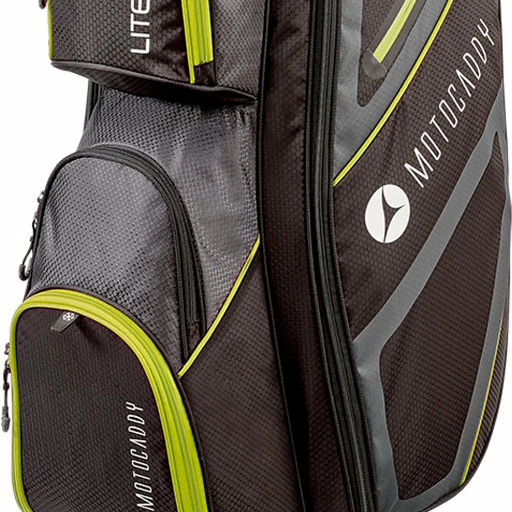 Motocaddy Lite Series Cart Bag - Black/Lime 5 Motocaddy Lite Series Cart Bag - Black/Lime - Image 3