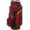 OGIO All Elements Silencer Cart Bag - Red Flower Party -Clubs Sales Shop ogio all elements cart bag red flower party 1