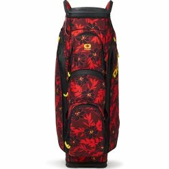 OGIO All Elements Silencer Cart Bag - Red Flower Party -Clubs Sales Shop ogio all elements cart bag red flower party 3