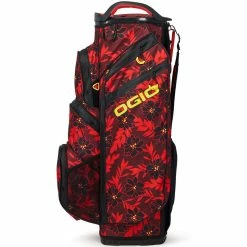 OGIO All Elements Silencer Cart Bag - Red Flower Party -Clubs Sales Shop ogio all elements cart bag red flower party 4