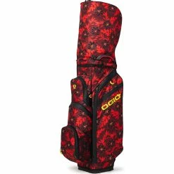 OGIO All Elements Silencer Cart Bag - Red Flower Party -Clubs Sales Shop ogio all elements cart bag red flower party 8