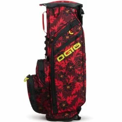 OGIO All Elements Hybrid Stand Bag - Red Flower Party -Clubs Sales Shop ogio all elements hybrid stand bag red flower party 2 1