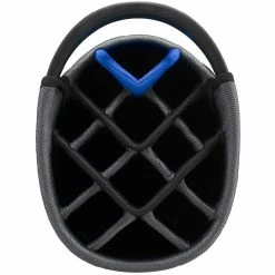PowaKaddy DLX-Lite Cart Bag - Gun Metal/Blue -Clubs Sales Shop powakaddy dlx lite cart bag blue 2